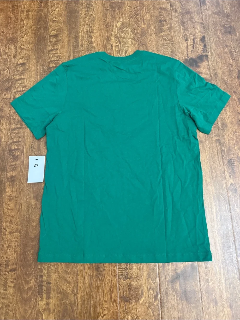 Nike Men’s Emerald Green Graphic Tee with Sneaker Logo